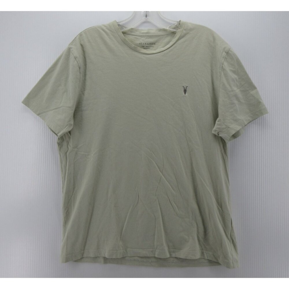 All Saints Shirt Large Pullover Classic Regular Fit Crewneck Logo - Picture 1 of 12